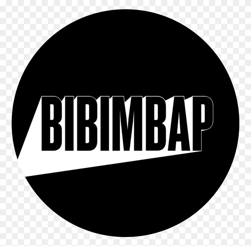 763x763 Bibimbap Glasgow Korean Food Coca Cola Logo On Black, Text, Label, Symbol HD PNG Download