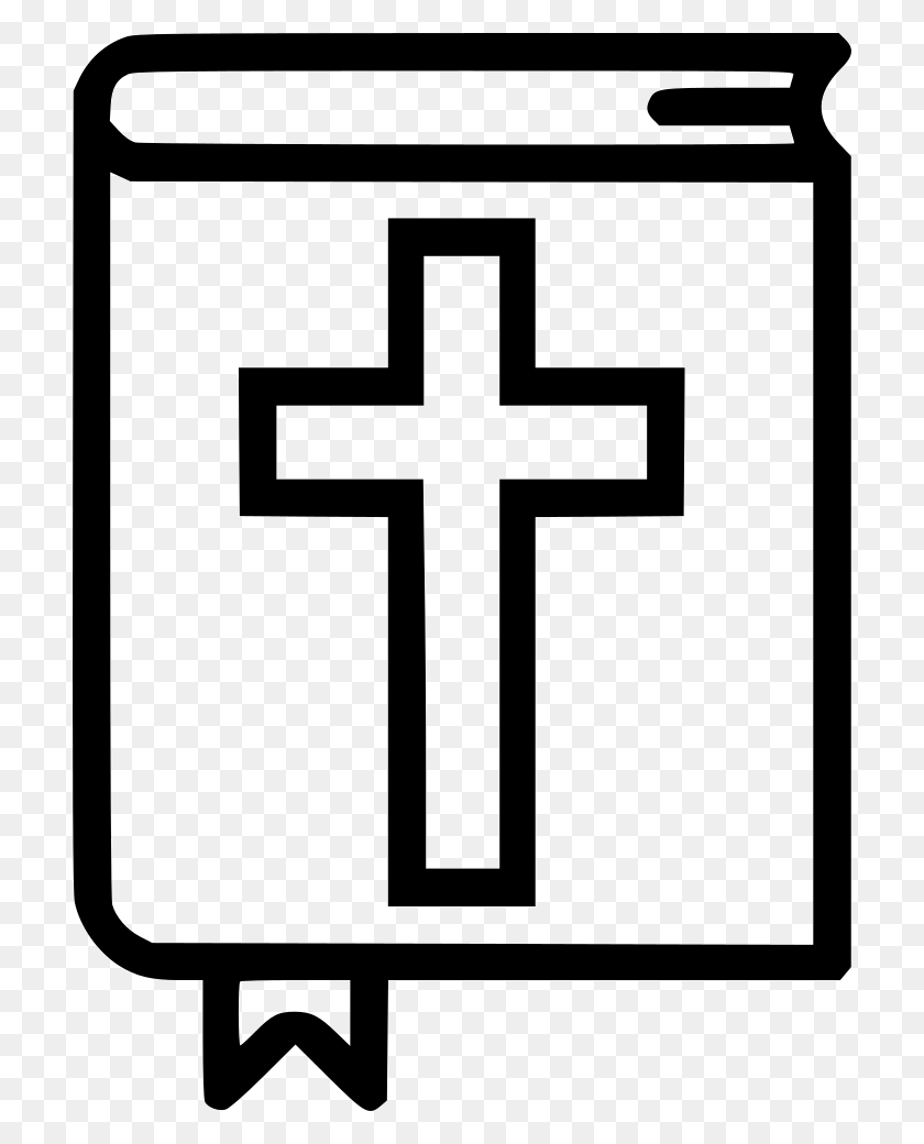 708x980 Bible Icon Free Onlinewebfonts Com Bible Icon Transparent Background, Cross, Symbol, Crucifix HD PNG Download