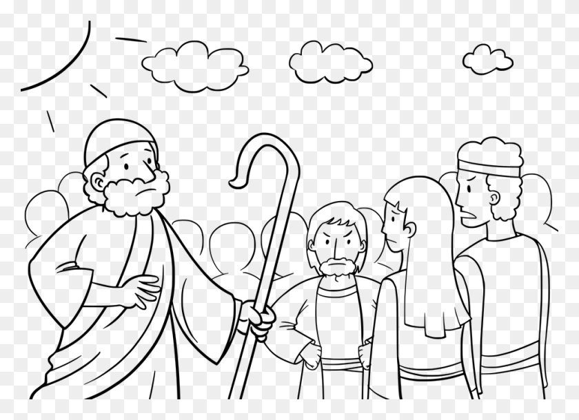 960x678 Bible Moses God Old Judaism Jewish Ancient Moses And The Israelites Coloring Pages, Gray, World Of Warcraft HD PNG Download