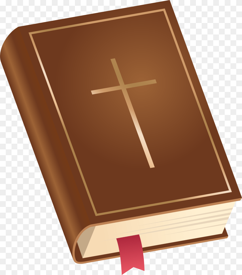 6899x7857 Bible Clip Art Image, Book, Publication, Cross, Symbol Transparent PNG