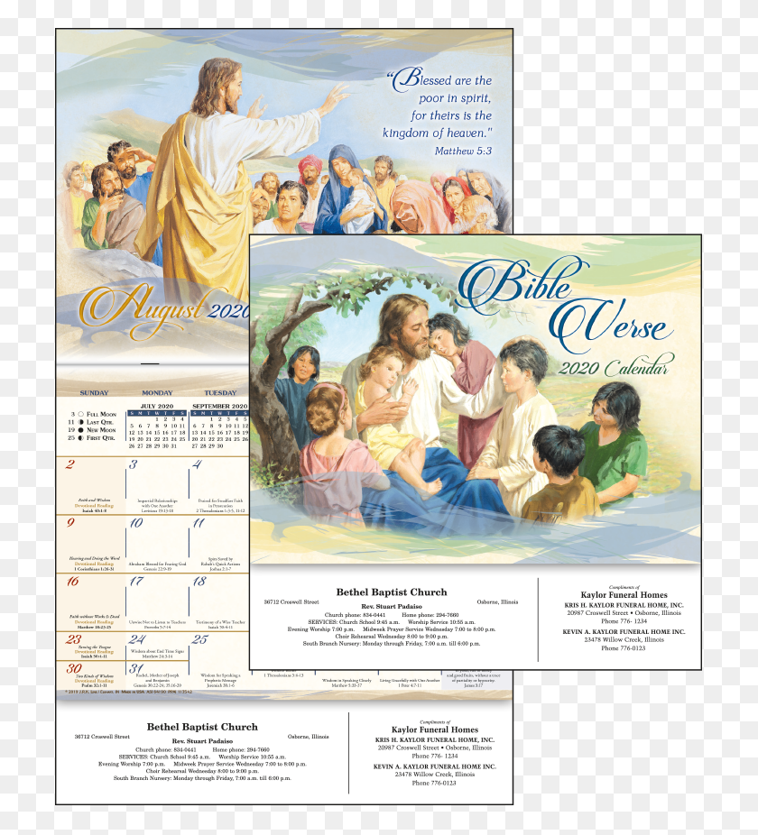 720x866 Bible Verse Calendar Vintage Advertisement, Person, Human, Text HD PNG Download
