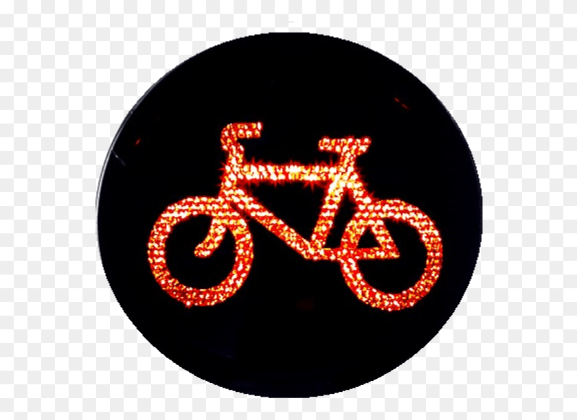 568x552 Велосипедные Светодиодные Дорожные Знаки Цикла, Свет, Неон, Символ Hd Png Скачать