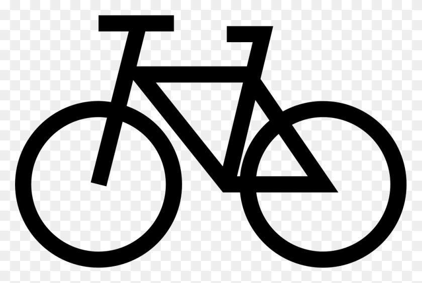 981x634 Descargar Png / Bicicleta Símbolo Comentarios E Bicicleta, Transporte, Vehículo, Stencil Hd Png