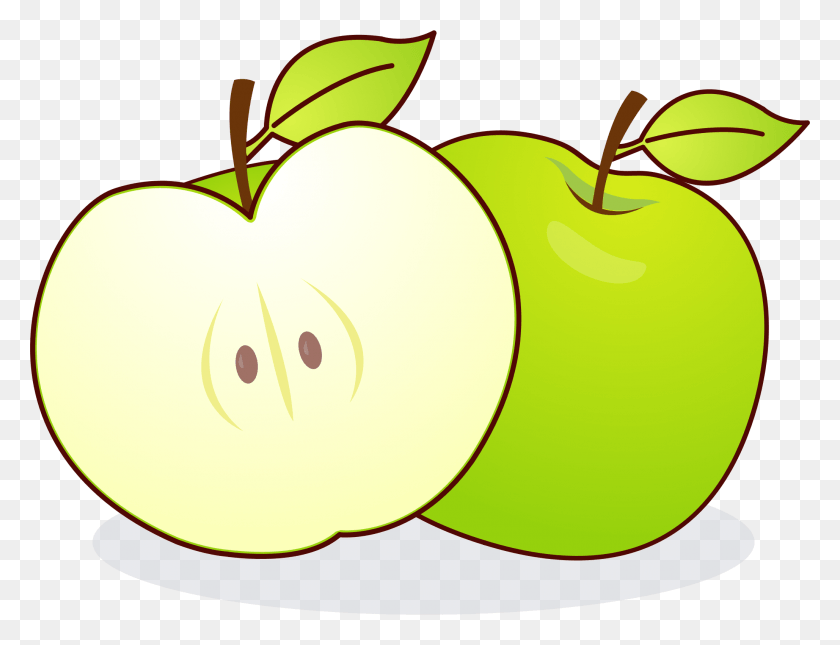 2057x1545 Descargar Png Big Apple Big Image Manzanas Imagen Clipart Comiendo Manzana Con El Estómago Vacío, Planta, Fruta, Alimentos Hd Png