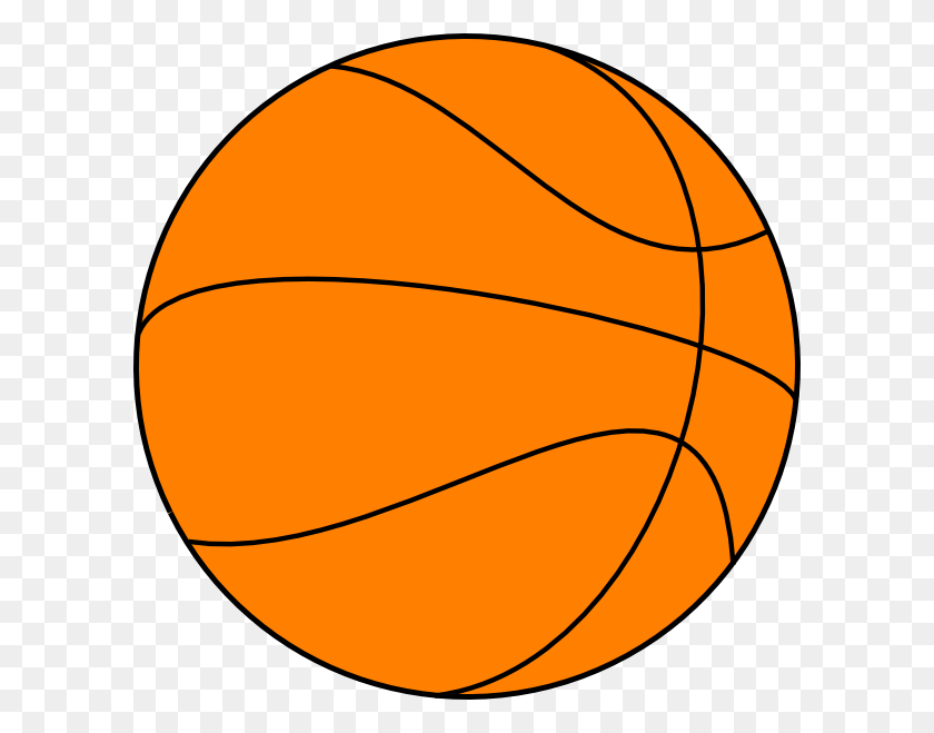 600x599 Big Basketball Clip Art At Clker Com Gambar Sketsa Alat Olahraga, Sphere, Ball, Baseball Cap HD PNG Download