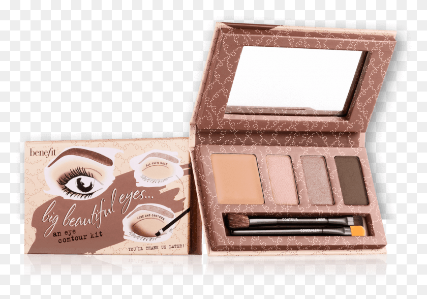 1090x739 Big Beautiful Eyes Eyeshadow Palette Benefit Big Beautiful Eyes, Cosmetics, Box, Face Makeup HD PNG Download