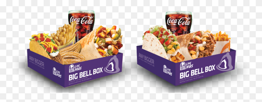 898x309 Big Bell Boxes For Taco Bell Big Bell Box, Taco, Food, Burrito HD PNG Download