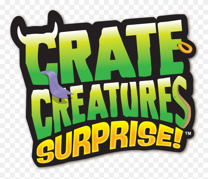 983x840 Descargar Png Big Blowout All Crate Creatures Clipart Crate Creatures Surprise Logo, Word, Texto, Etiqueta Hd Png