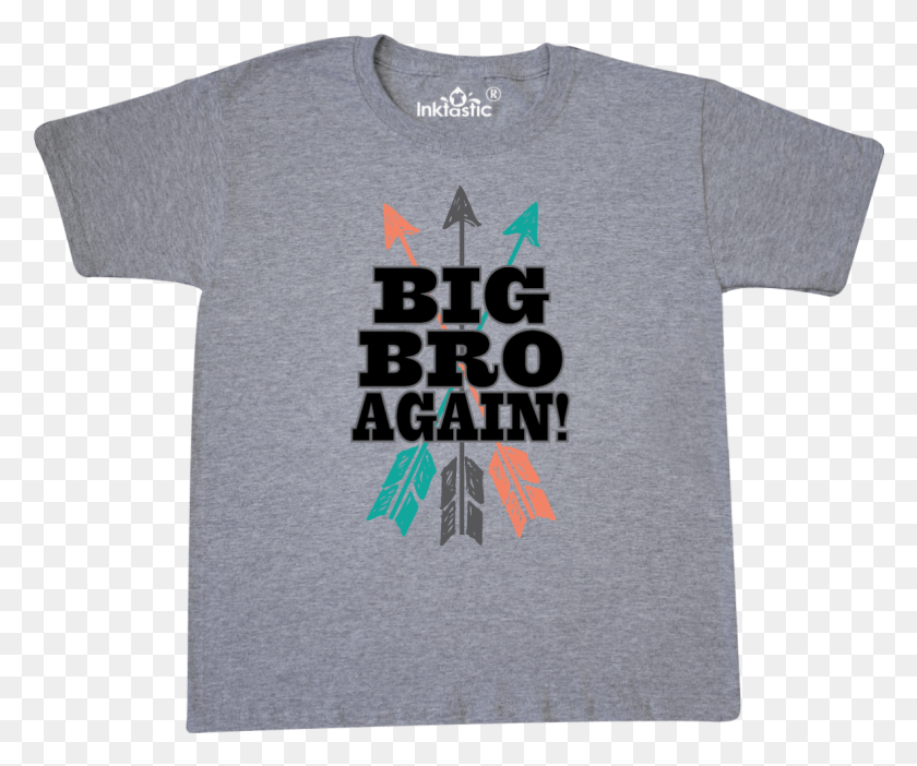 1182x974 Big Brother Again Tribal Arrow Youth T Shirt Athletic Active Shirt, Clothing, Apparel, T-shirt HD PNG Download