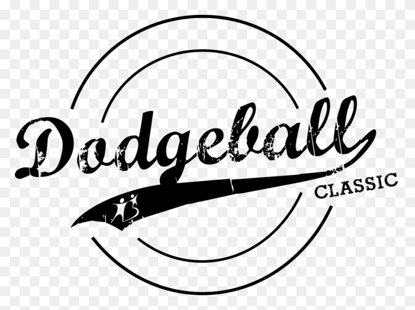 900x656 Big Brother Big Sister Dodgeball Classic Black And White Dodgeball Logo, Gray, World Of Warcraft HD PNG Download