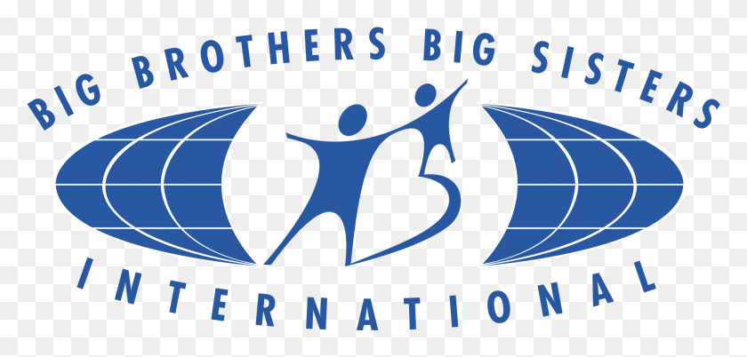 2191x963 Descargar Png Big Brothers Big Sisters International Logo, Big Brothers Big Sisters International Png, Texto, Alfabeto, Etiqueta Hd Png