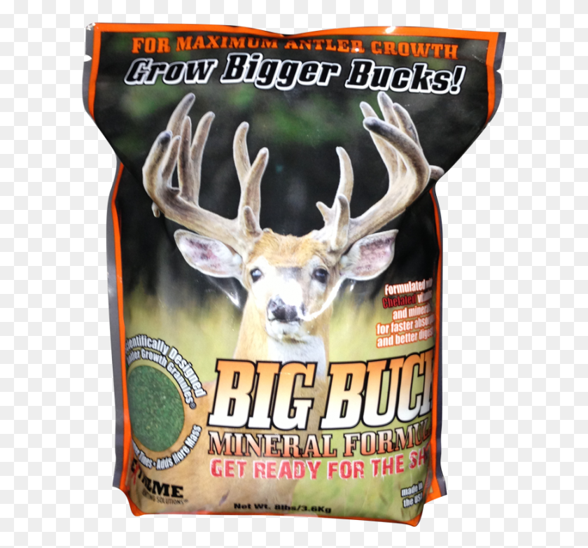 609x723 Big Buck Mineral Formula Reindeer, Antler, Elk, Deer HD PNG Download