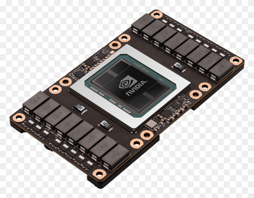 1141x871 Big Chip The Tesla P100 Will Fuel The Future Nvidia Tesla V100 32gb, Electronics, Computer Keyboard, Computer Hardware HD PNG Download
