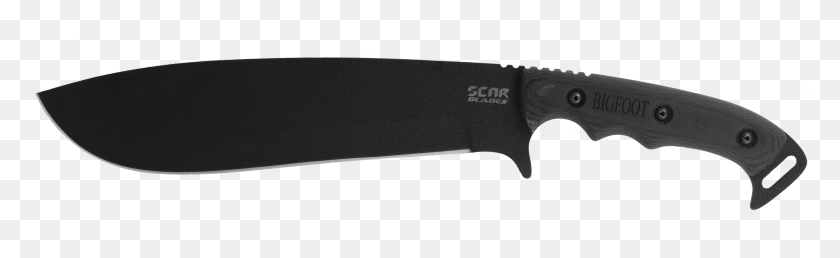 5171x1314 Big Foot Hunting Knife, Blade, Weapon, Weaponry HD PNG Download