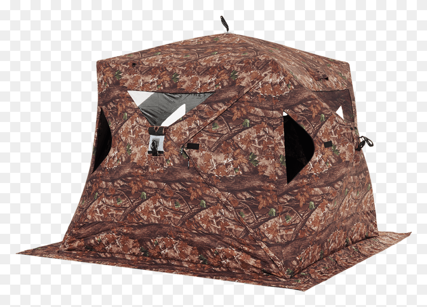 961x671 Big Foot Xl2000t Camo Sportsman Hub Shelter Tent, Military Uniform, Military, Camouflage HD PNG Download