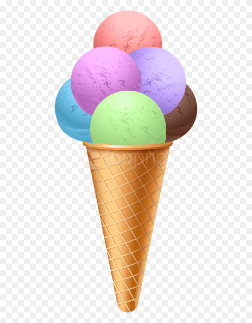480x1015 Большой Мороженое Conepicture Sorvete, Сливки, Десерт, Еда Hd Png Скачать