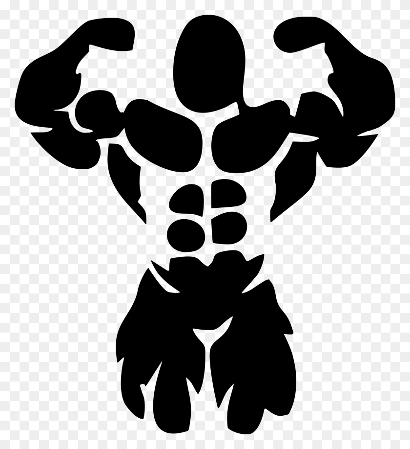 2106x2318 Big Image Bodybuilder Silhouette, Gray, World Of Warcraft HD PNG Download