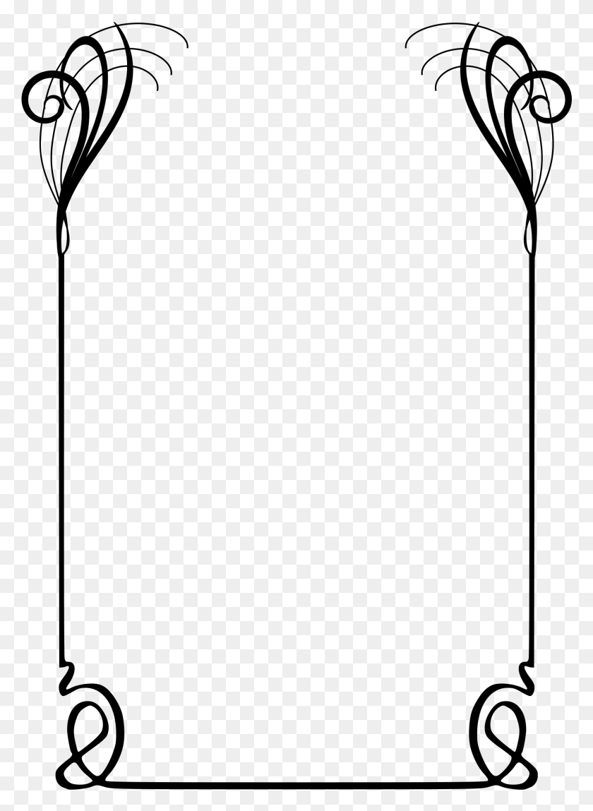 1648x2301 Big Image Border For A4 Size Paper, Gray, World Of Warcraft HD PNG Download
