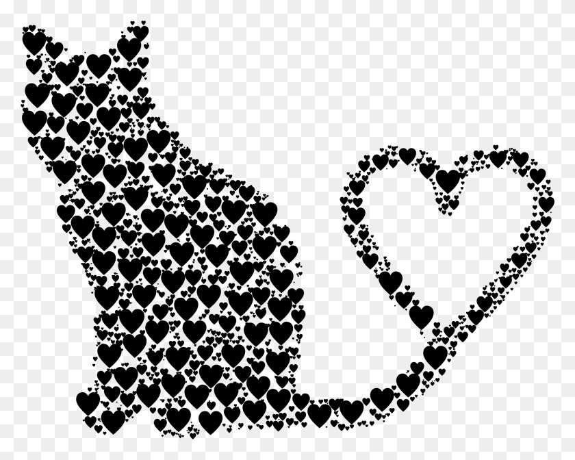 2301x1808 Большое Изображение Кошачьего Сердца, Серый, Мир Варкрафта Hd Png Скачать