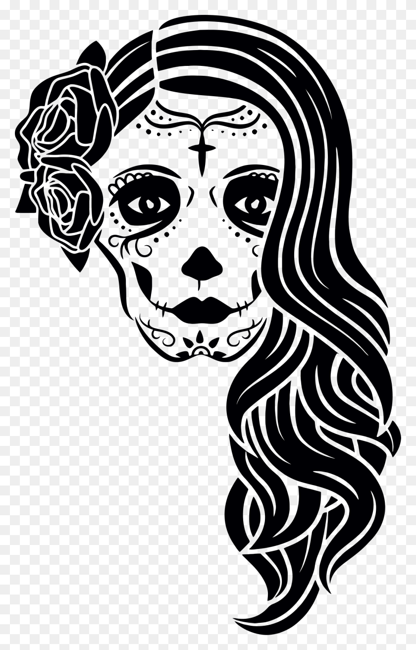 1438x2310 Big Image Catrina Blanco Y Negro, Astronomy, Outer Space, Space HD PNG Download