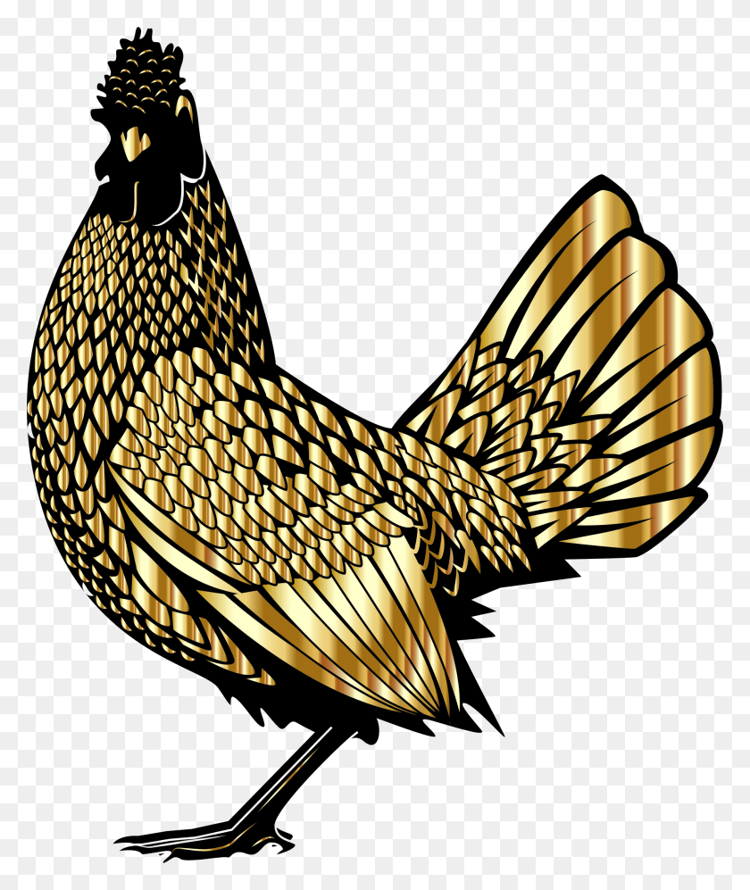 1926x2314 Большая Курица, Бронза, Золото Png Скачать