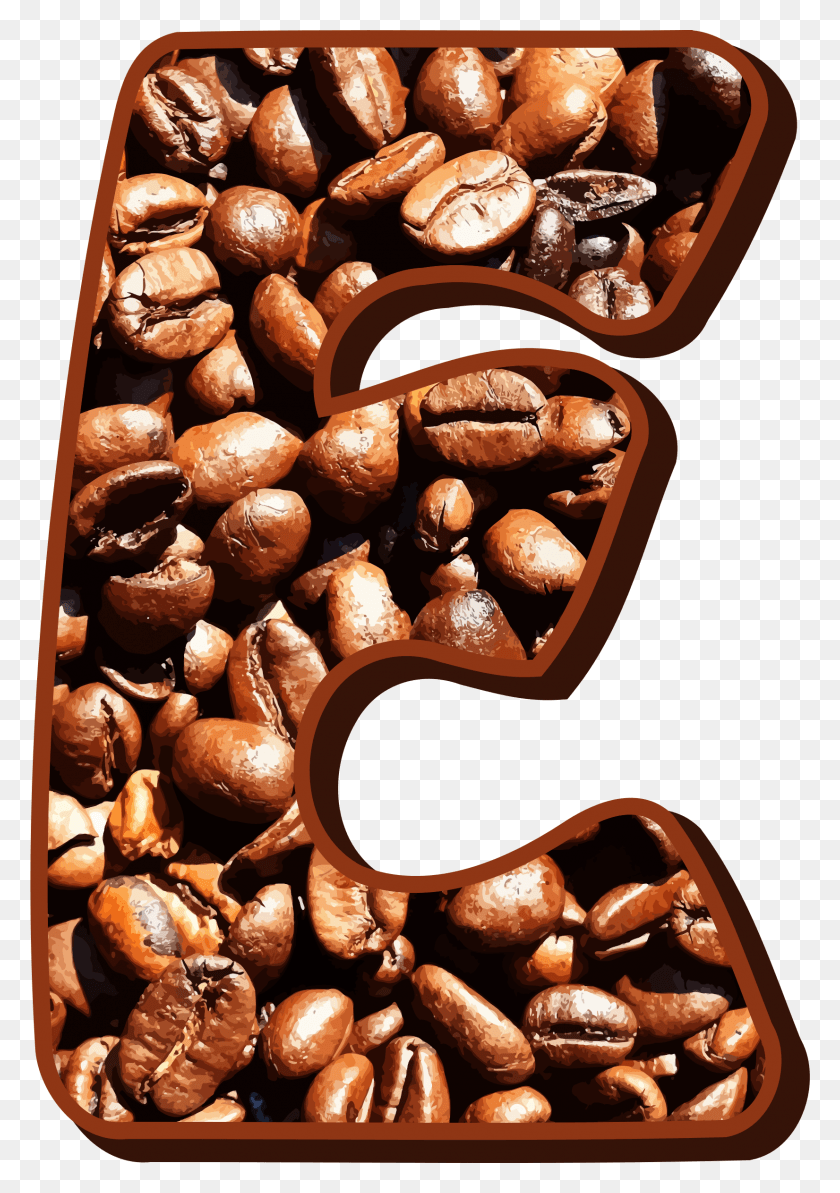 1651x2400 Крупное Изображение Кофе В Зернах Письмо, Растение, Еда, Овощи Hd Png Скачать