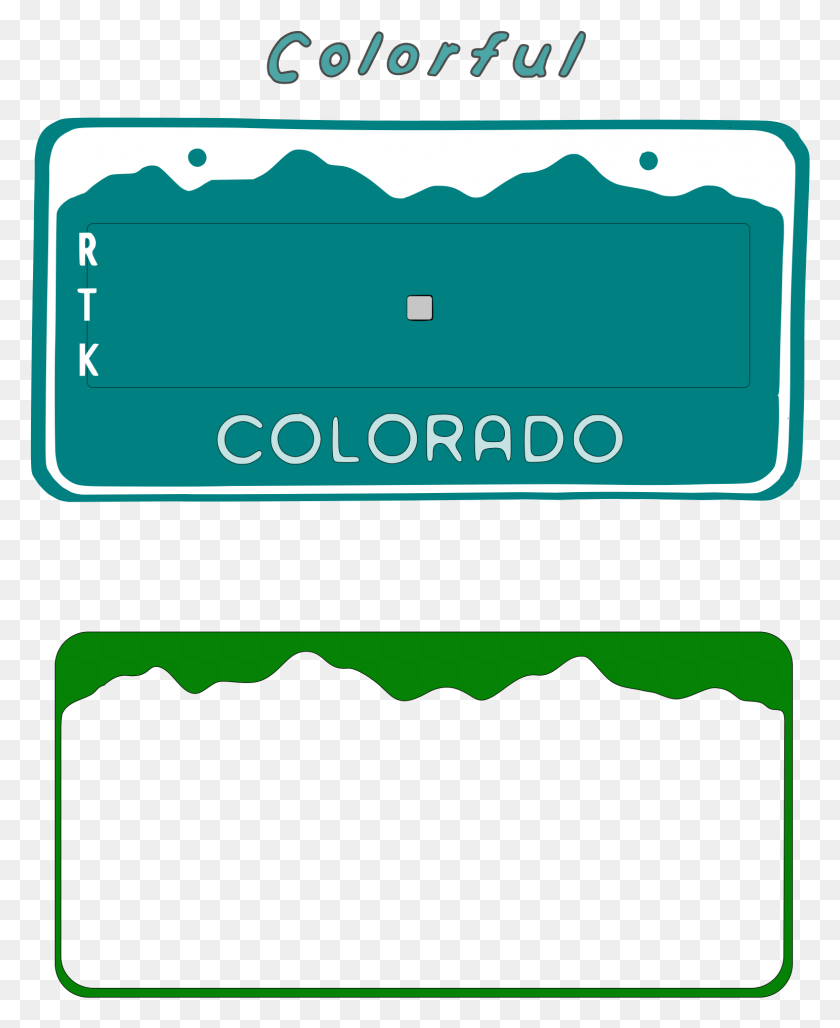 1542x1915 Big Image Colorado License Plate Clipart, Text, Label, Electronics HD PNG Download