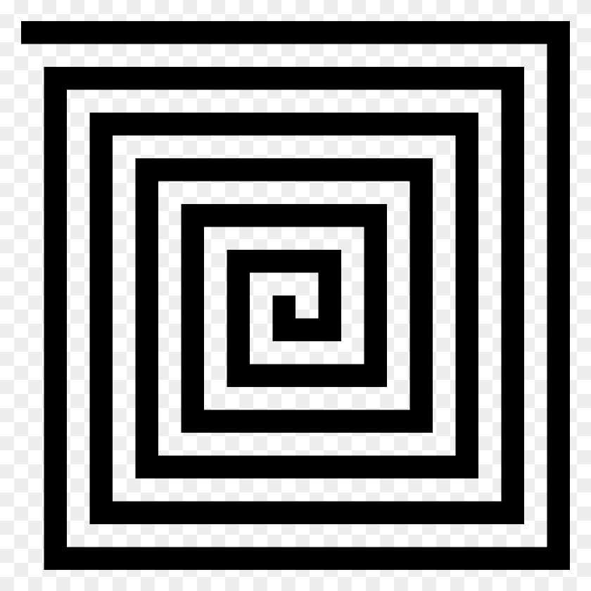 2400x2400 Big Image Concentric Squares Black And White, Gray, World Of Warcraft HD PNG Download