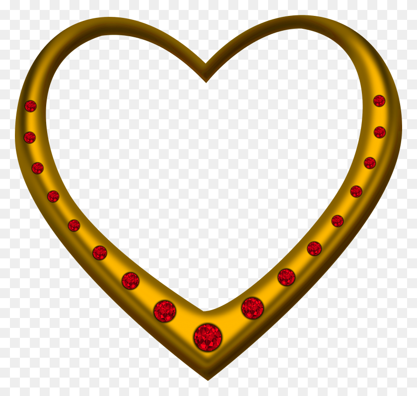 2400x2270 Big Image Diamond Gold Heart Transparent, Chain, Text HD PNG Download