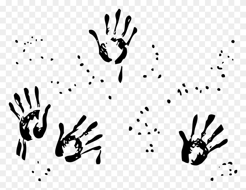 2400x1808 Big Image Dirty Hand Prints, Gray, World Of Warcraft HD PNG Download