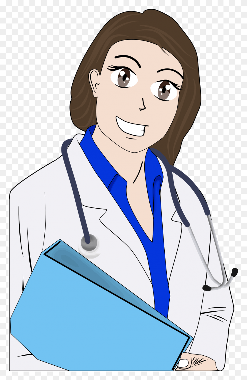 1457x2307 Big Image Female Doctor Clipart, Clothing, Apparel, Person HD PNG Download
