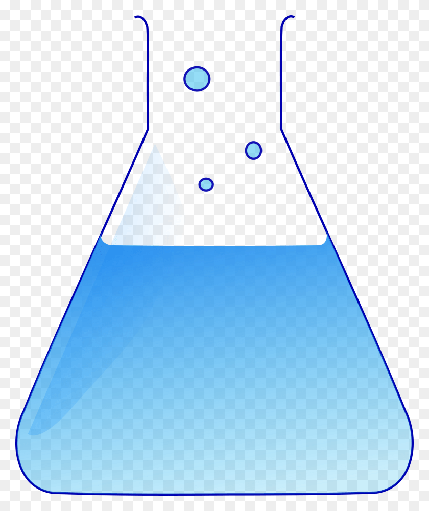 Big Image Flask Chemistry Conical Flask With Water, Triangle, Cone, Mobile Phone HD PNG Download
