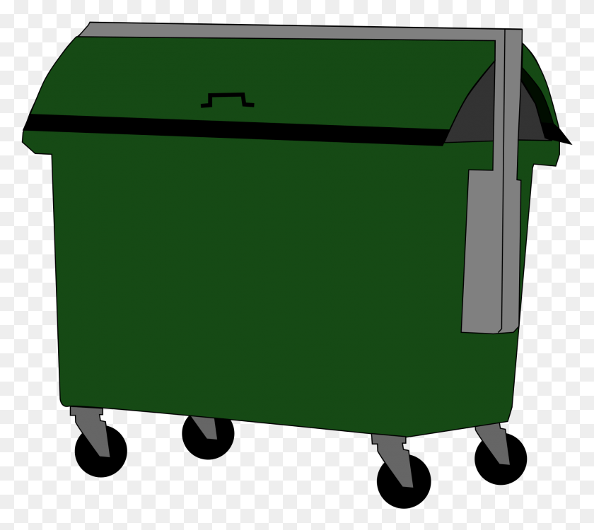 1767x1564 Big Image Garbage Bins Clipart, Mailbox, Letterbox, Trash Can HD PNG Download