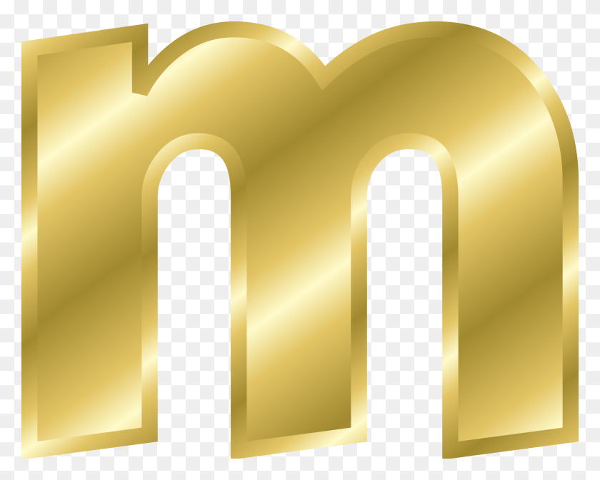 2400x1889 Золотая Буква M На Прозрачном Фоне, Текст Hd Png Скачать