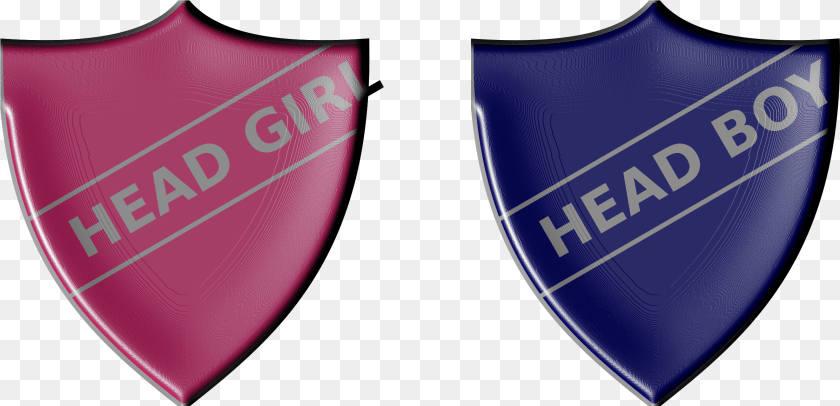 2395x1157 Big Image Head Boy And Girl Badges, Badge, Logo, Symbol, Armor Clipart PNG