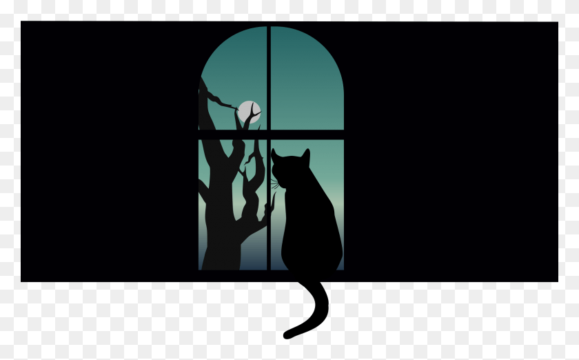 2400x1424 Иллюстрация Большого Изображения, Кошка, Домашнее Животное, Млекопитающее Hd Png Скачать