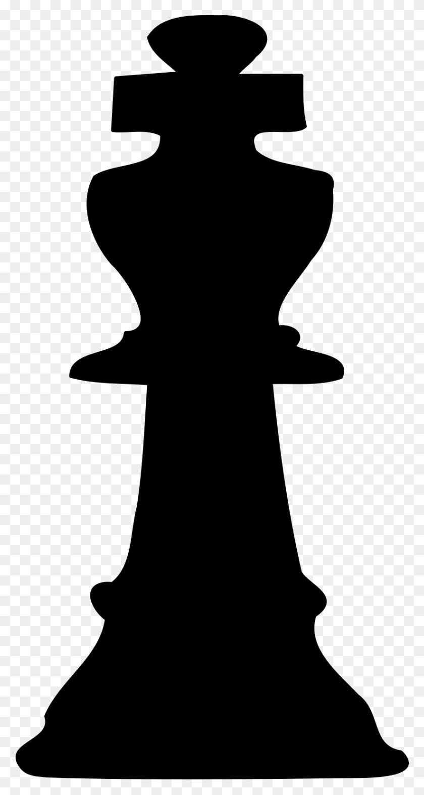 822x1597 Big Image King Chess Piece Silhouette, Gray, World Of Warcraft HD PNG Download