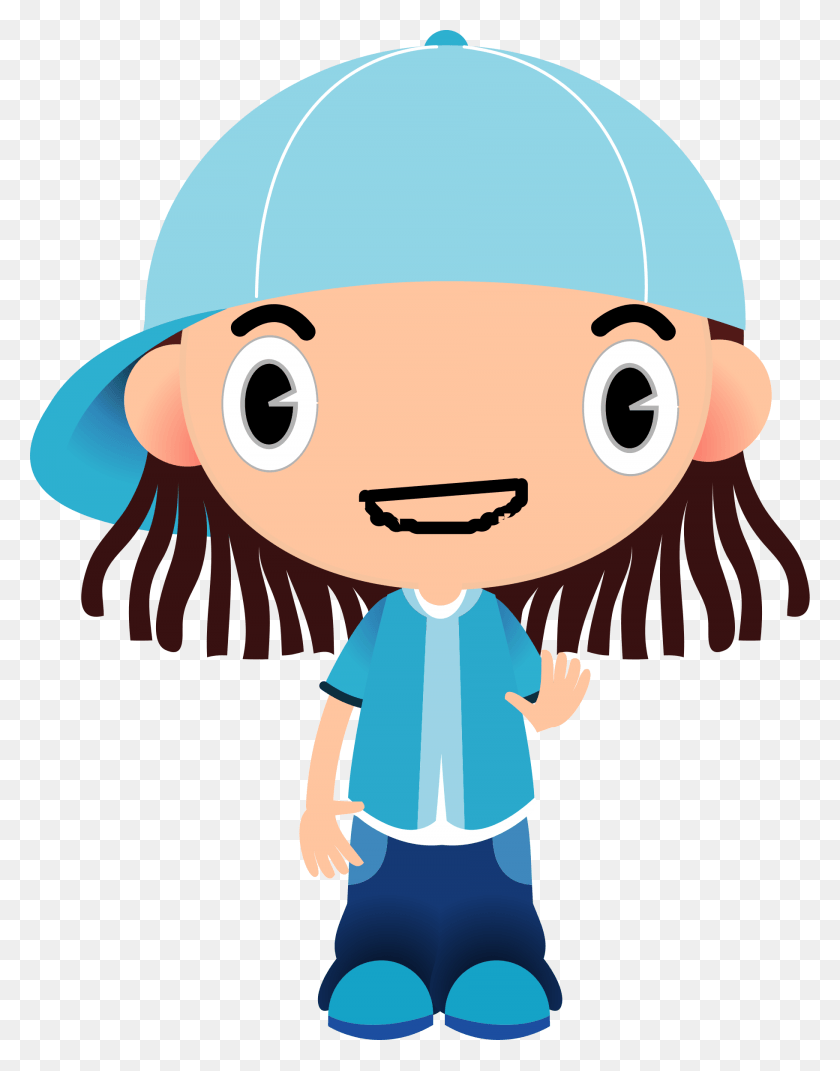 1820x2359 Big Image Little Tomboy Girl Cartoon, Clothing, Apparel, Hat HD PNG Download
