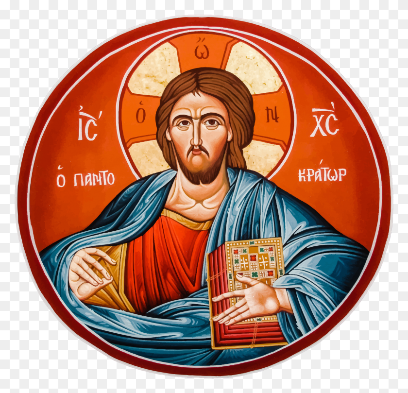 2354x2262 Big Image Orthodox Jesus Christ, Person, Human HD PNG Download