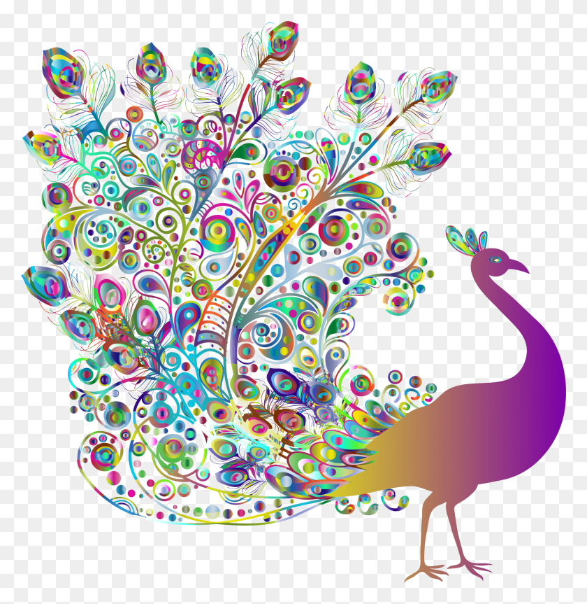 2134x2198 Big Image Peafowl, Doodle HD PNG Download