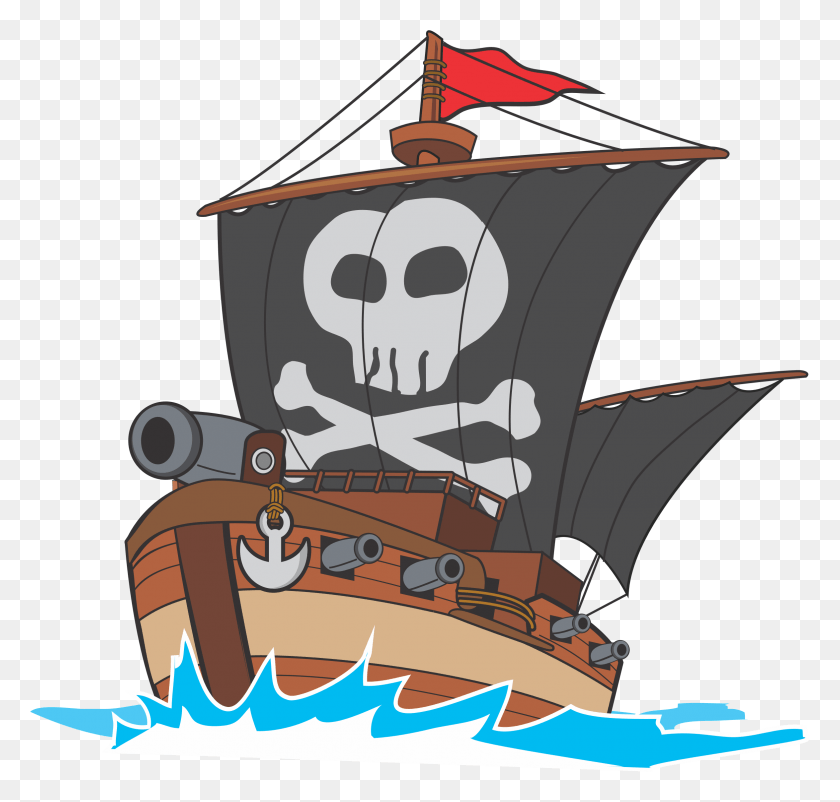 2350x2238 Big Image Pirate Ship Drawing, Crowd, Text HD PNG Download