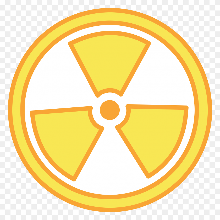 2364x2364 Большой Значок Радиоактивный Клипарт, Символ, Логотип, Товарный Знак Hd Png Скачать