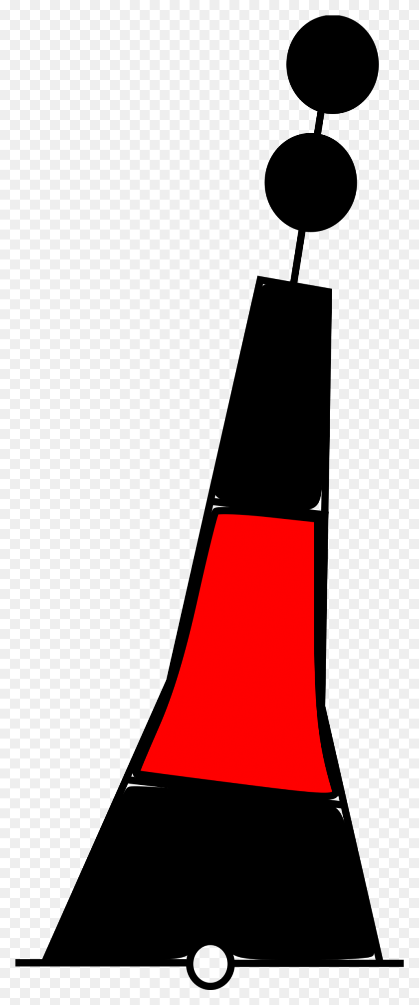 958x2401 Big Image Red And Black Buoy, Symbol, Machine, Logo HD PNG Download