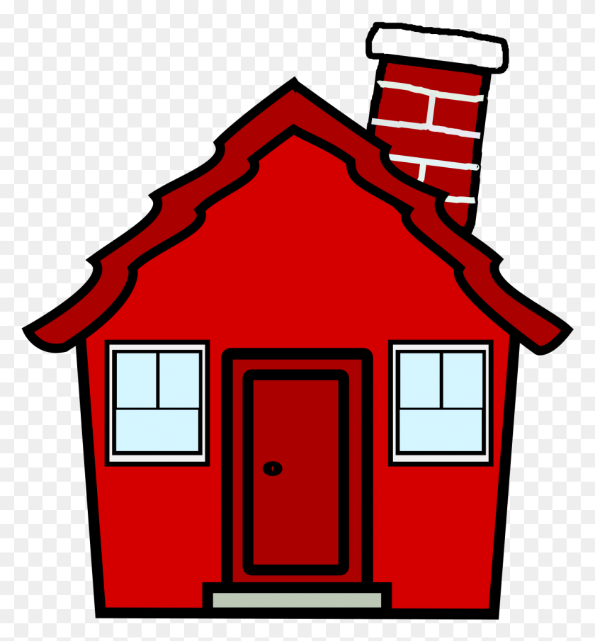 1254x1359 Big Image Red House Clipart, Housing, Building, Outdoors HD PNG Download