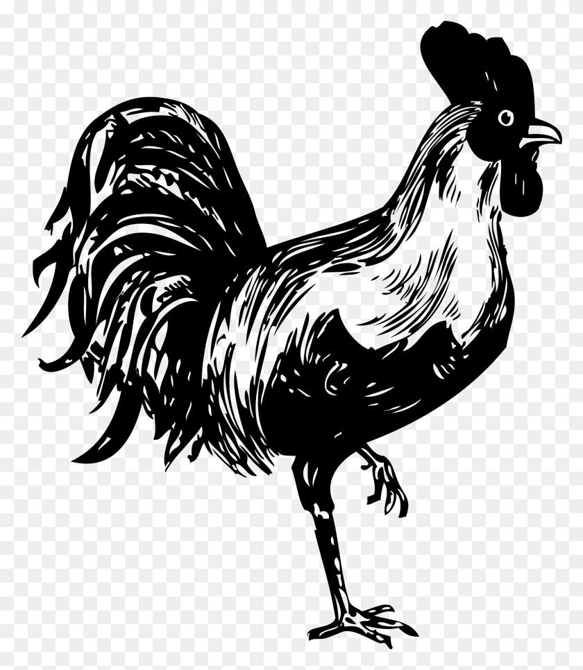 2064x2400 Big Image Rooster Stencil, Gray, World Of Warcraft HD PNG Download
