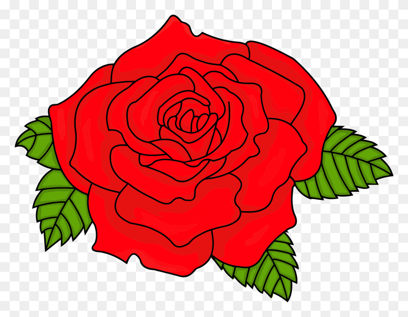 2298x1748 Big Image Rose Dibujo, Plant, Flower, Blossom HD PNG Download