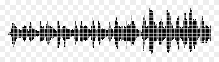 2350x544 Звуковая Волна Большого Изображения Прозрачная, Серый, Мир Варкрафта Png Скачать