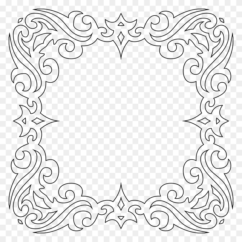 2368x2368 Big Image Square Design Frame, Gray, World Of Warcraft HD PNG Download