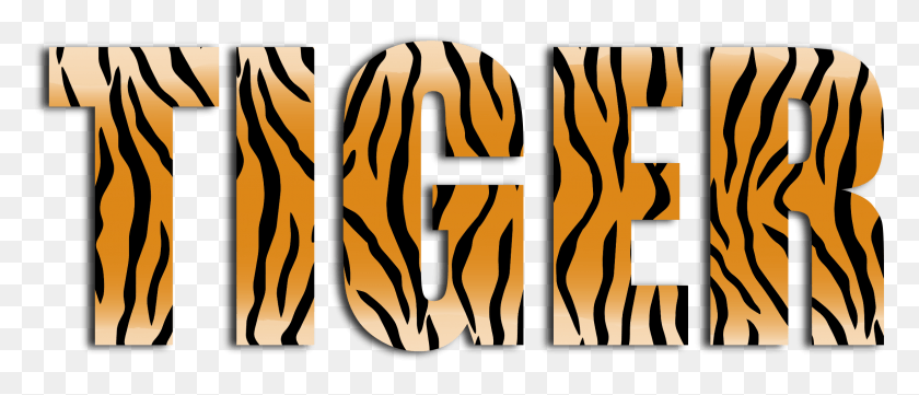 2314x895 Big Image Typography Tiger, Label, Text HD PNG Download