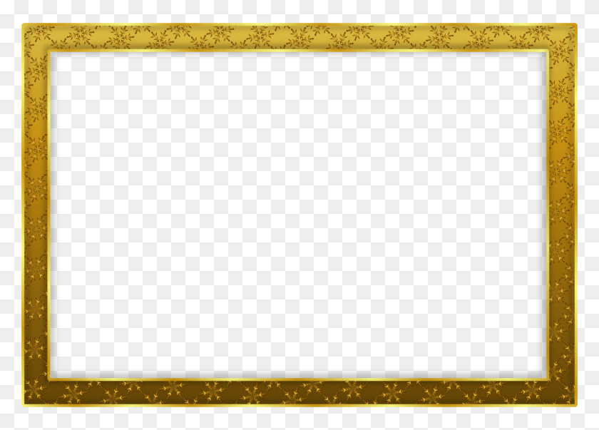 2400x1672 Прозрачная Золотая Рамка Большого Изображения, Доска, Белая Доска, Текст Hd Png Скачать